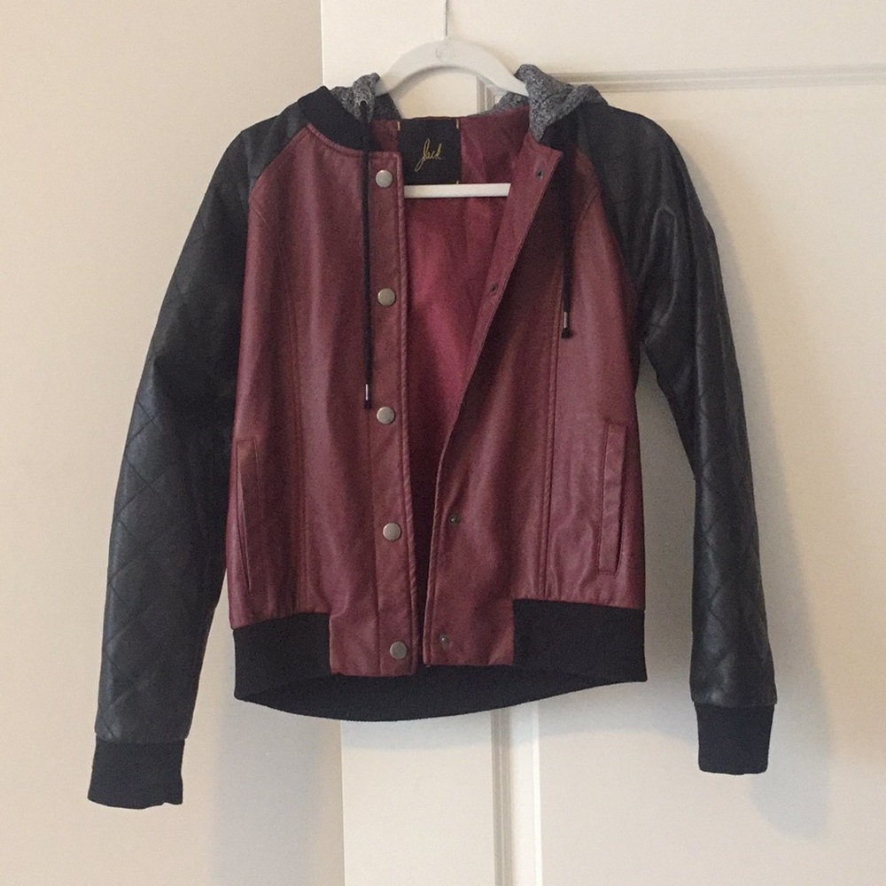 pleather jacket size small